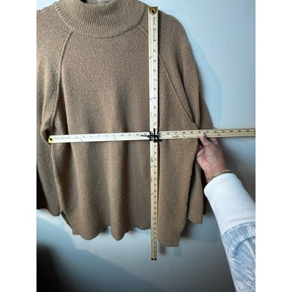 Womens‎ Calvin Klein Large Mock Neck Sweater Cozy Wool Blend Knit Top - Picture 7 of 7